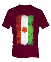 Niger Grunge Flag Mens T-Shirt