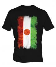 Niger Grunge Flag Mens T-Shirt