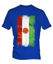 Niger Grunge Flag Mens T-Shirt