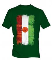 Niger Grunge Flag Mens T-Shirt