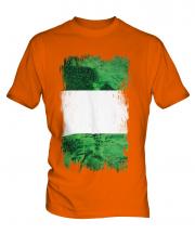 Nigeria Grunge Flag Mens T-Shirt