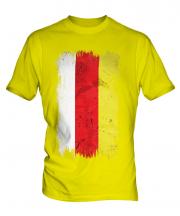 North Ossetia Grunge Flag Mens T-Shirt