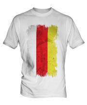 North Ossetia Grunge Flag Mens T-Shirt
