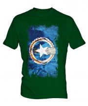 Northern Mariana Islands Grunge Flag Mens T-Shirt