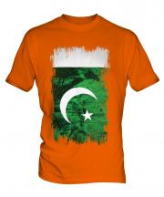 Pakistan Grunge Flag Mens T-Shirt