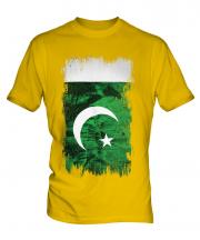 Pakistan Grunge Flag Mens T-Shirt