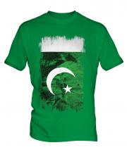 Pakistan Grunge Flag Mens T-Shirt