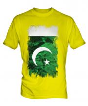 Pakistan Grunge Flag Mens T-Shirt