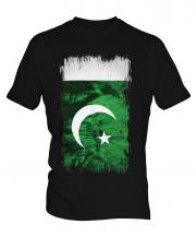 Pakistan Grunge Flag Mens T-Shirt