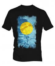 Palau Grunge Flag Mens T-Shirt