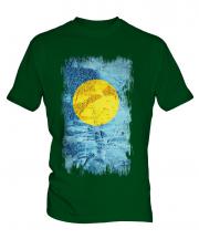 Palau Grunge Flag Mens T-Shirt