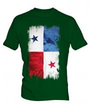 Panama Grunge Flag Mens T-Shirt