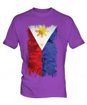Philippines Grunge Flag Mens T-Shirt