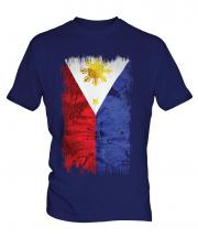 Philippines Grunge Flag Mens T-Shirt