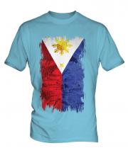 Philippines Grunge Flag Mens T-Shirt