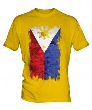 Philippines Grunge Flag Mens T-Shirt