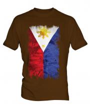 Philippines Grunge Flag Mens T-Shirt