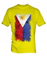 Philippines Grunge Flag Mens T-Shirt