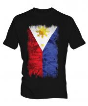 Philippines Grunge Flag Mens T-Shirt