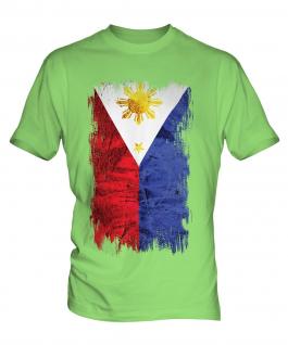 Philippines Grunge Flag Mens T-Shirt