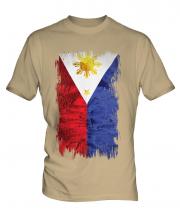 Philippines Grunge Flag Mens T-Shirt