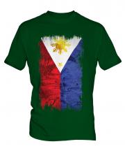 Philippines Grunge Flag Mens T-Shirt