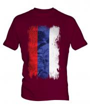 Republika Srpska Grunge Flag Mens T-Shirt