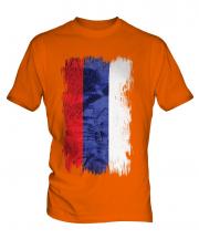 Republika Srpska Grunge Flag Mens T-Shirt