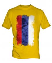 Republika Srpska Grunge Flag Mens T-Shirt