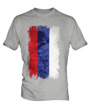 Republika Srpska Grunge Flag Mens T-Shirt