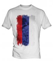 Republika Srpska Grunge Flag Mens T-Shirt