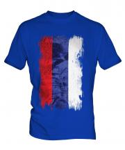 Republika Srpska Grunge Flag Mens T-Shirt