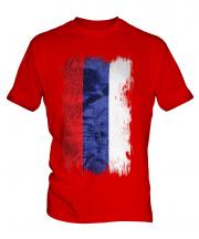 Republika Srpska Grunge Flag Mens T-Shirt