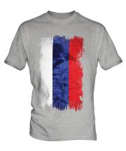 Russia Grunge Flag Mens T-Shirt