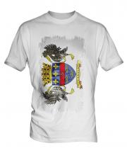Saint Barthelemy Grunge Flag Mens T-Shirt