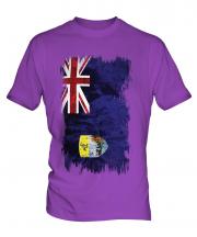 Saint Helena Grunge Flag Mens T-Shirt