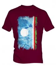 Sakha Republic Grunge Flag Mens T-Shirt