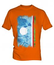 Sakha Republic Grunge Flag Mens T-Shirt