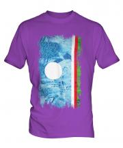 Sakha Republic Grunge Flag Mens T-Shirt