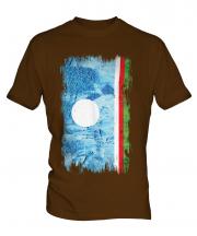 Sakha Republic Grunge Flag Mens T-Shirt