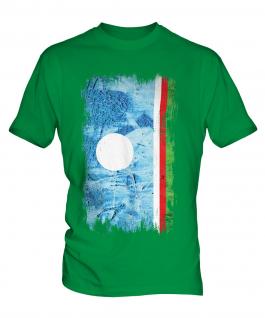 Sakha Republic Grunge Flag Mens T-Shirt