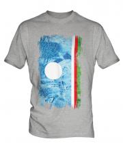 Sakha Republic Grunge Flag Mens T-Shirt