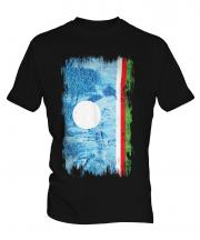 Sakha Republic Grunge Flag Mens T-Shirt