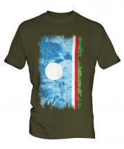 Sakha Republic Grunge Flag Mens T-Shirt