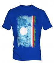 Sakha Republic Grunge Flag Mens T-Shirt