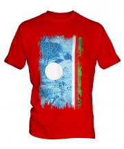 Sakha Republic Grunge Flag Mens T-Shirt