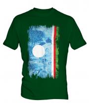 Sakha Republic Grunge Flag Mens T-Shirt