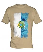 San Marino Grunge Flag Mens T-Shirt