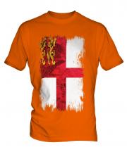 Sark Grunge Flag Mens T-Shirt