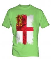 Sark Grunge Flag Mens T-Shirt